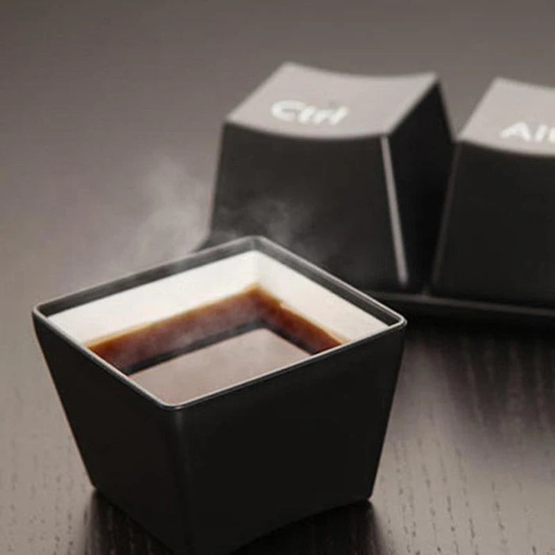 Ctrl+Alt+Coffee – סט כוסות קפה למוח יצירתי